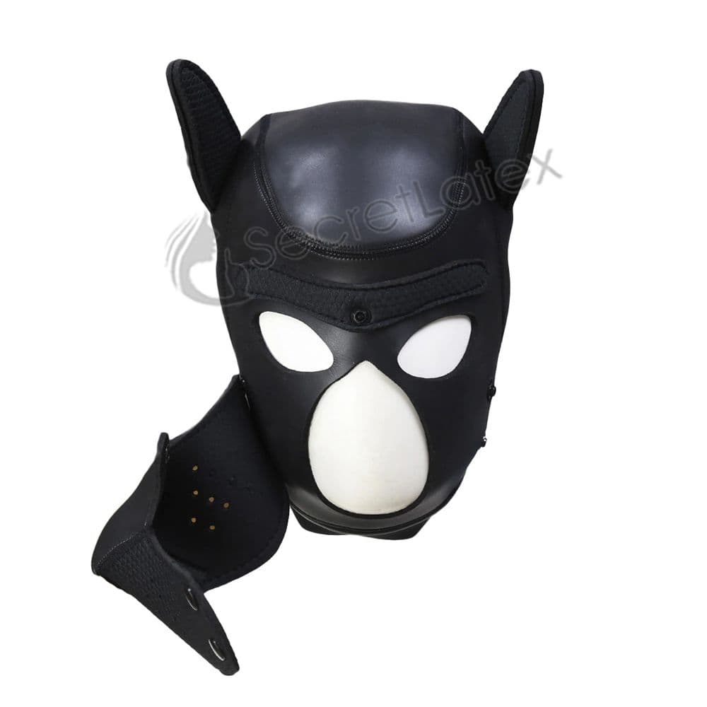 Neoprene Soft Dog Hood with Detachable Snout