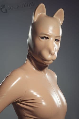 Nude Latex Puppy Hood (Limited Edition)