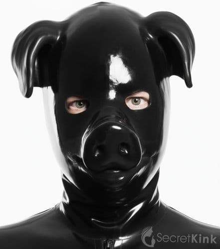 Original Latex Pig Hood