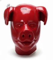 Original Latex Pig Hood - Red