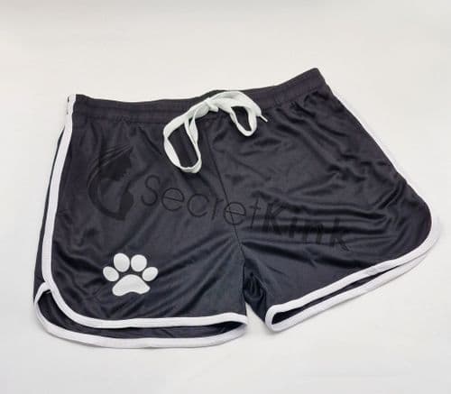 Paw Print Puppy Shorts (Mesh Style)