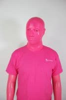 Pink Masculine Latex Hood