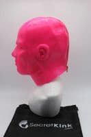 Pink Masculine Latex Hood