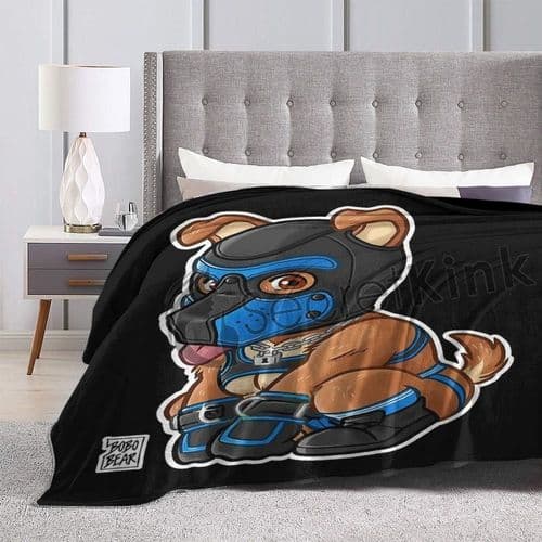 Puppy Print Throw Blanket - Sofa/Bed