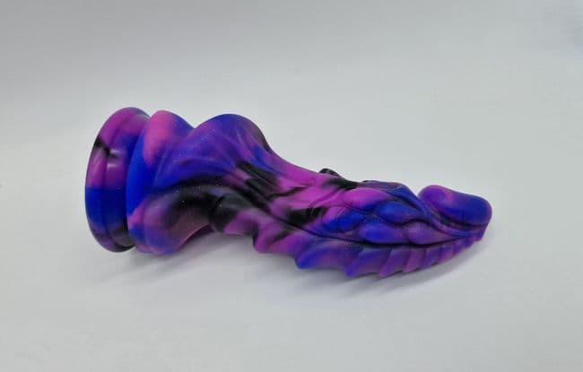 Purple Dragon Style Dildo (Glitter)