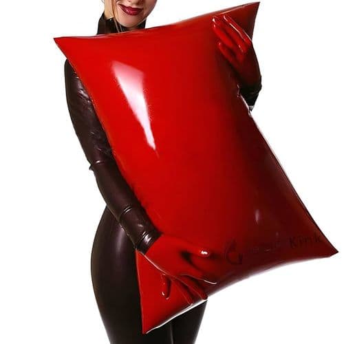 Red Latex Pillow Case – Standard Size