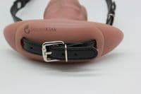 Short Stubby Dildo Plug Realistic 4.5' Inch (with 2 straps - oral and waist)