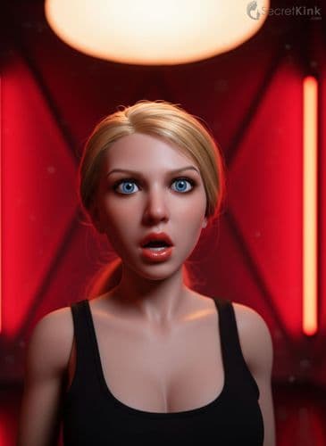 Silicone Ultra Realistic Sex Doll Head Blonde (Moving Mouth)