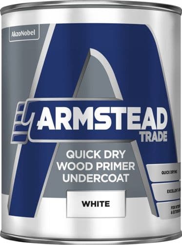 Armstead Trade Quick Dry Wood Primer Undercoat - 1L