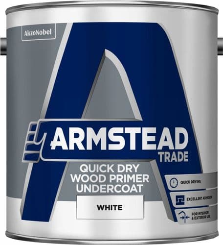 Armstead Trade Quick Dry Wood Primer Undercoat - 2.5L