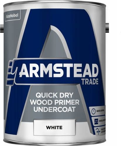 Armstead Trade Quick Dry Wood Primer Undercoat - 5L
