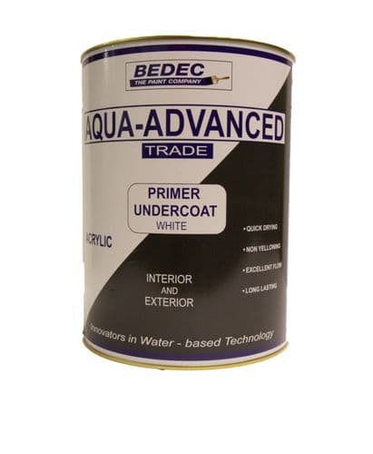 Bedec Aqua Advanced Primer Undercoat 5L - White
