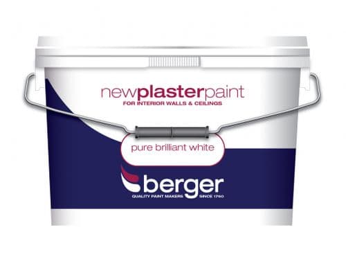 Berger New Plaster Paint Matt 10L - Pure Brilliant White