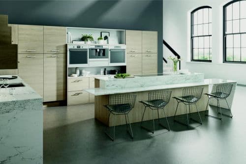 Chippendale Shaker Sand Oak Kitchen - 11 Piece Layout Example