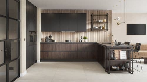Chippendale Wenge Sylvan Kitchen - 8 Piece Straight Layout Example