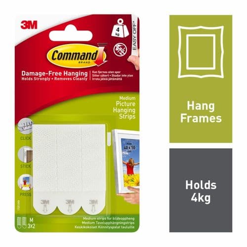 Command™ Medium Picture Strips
