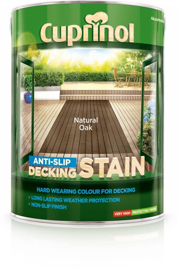 Cuprinol Anti Slip Decking Stain 5L Natural Oak