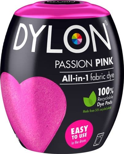 Dylon All in 1 Fabric Dye - Passion Pink