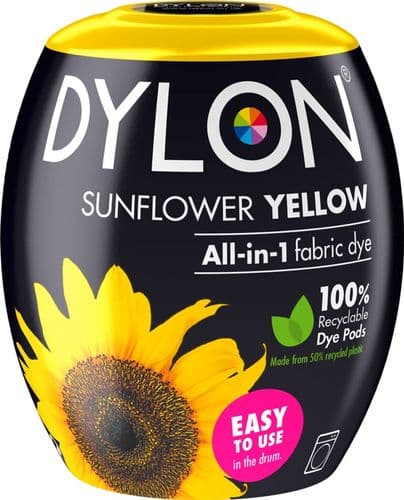 Dylon All in 1 Fabric Dye - Sunflower Yellow