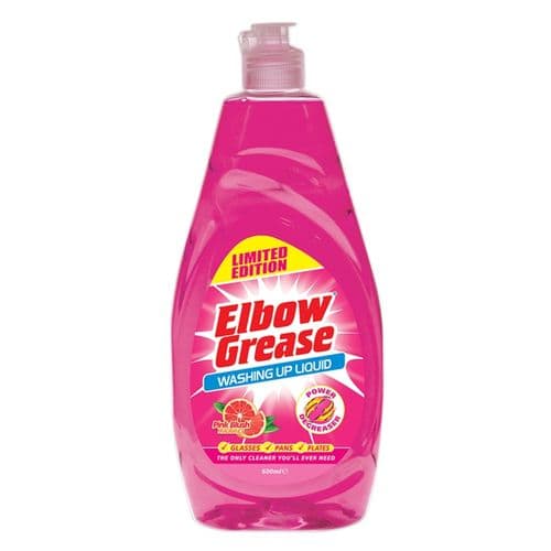 Elbow Grease Pink Washing Up Liquid - 600ml