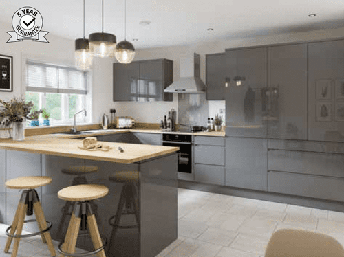 Evo Kitchen Vallo Kitchen L-Shaped Option