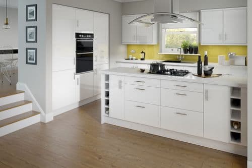 Gower Rapide Paris White Kitchen 7 Piece Layout