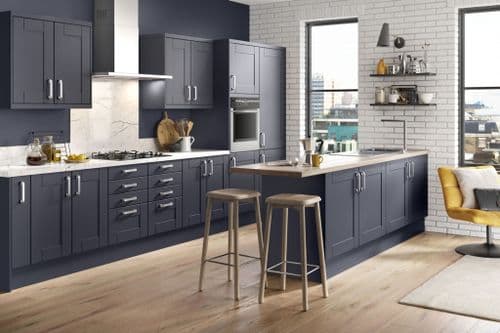 Gower Rapide Verona Navy Kitchen 7 Piece Layout