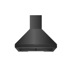 Kitchenplus Black Coating Steel Cooker Hood - 600mm