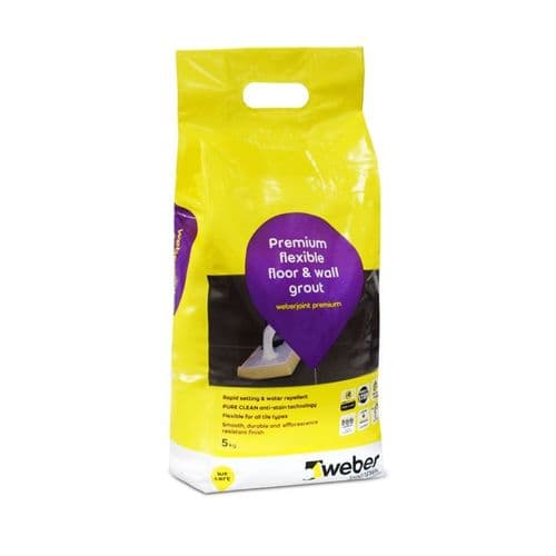 er erjoint Premium Flexible Floor & Wall Grout 5kg Grey