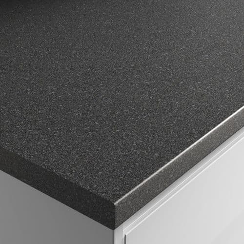 Wilsonart Belmonte Black 3m Upstand 6mm Profile - 12mm