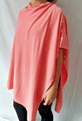 Plain Convertible Ponshawl ~ CORAL