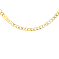18ct Yellow Gold 18 Inch 5mm Curb Chain