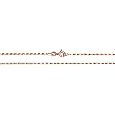 9ct Rose Gold 16 Inch 1.2mm Classic Curb Chain