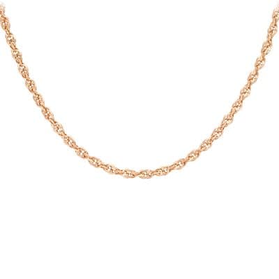 9ct Rose Gold 20 Inch 3.1mm Prince of Wales Chain