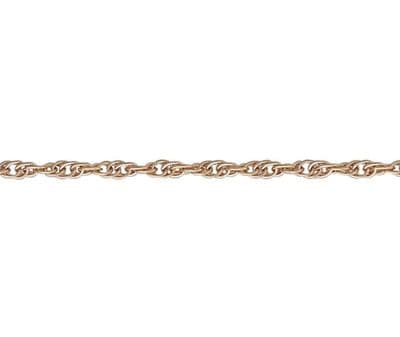 9ct Rose Gold 22 Inch 2.9mm Solid Prince of Wales Chain