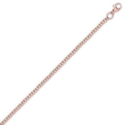 9ct Rose Gold 24 Inch 2.7mm Belcher Chain