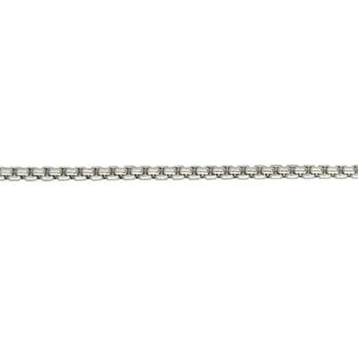9ct White Gold 20 Inch 2mm Box Belcher Chain