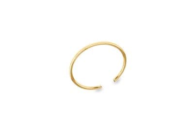 9ct Yellow Gold 10mm Hoop Nose Ring
