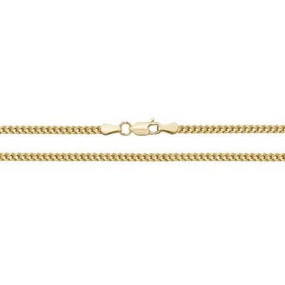 9ct Yellow Gold 18 Inch 2mm Franco Chain