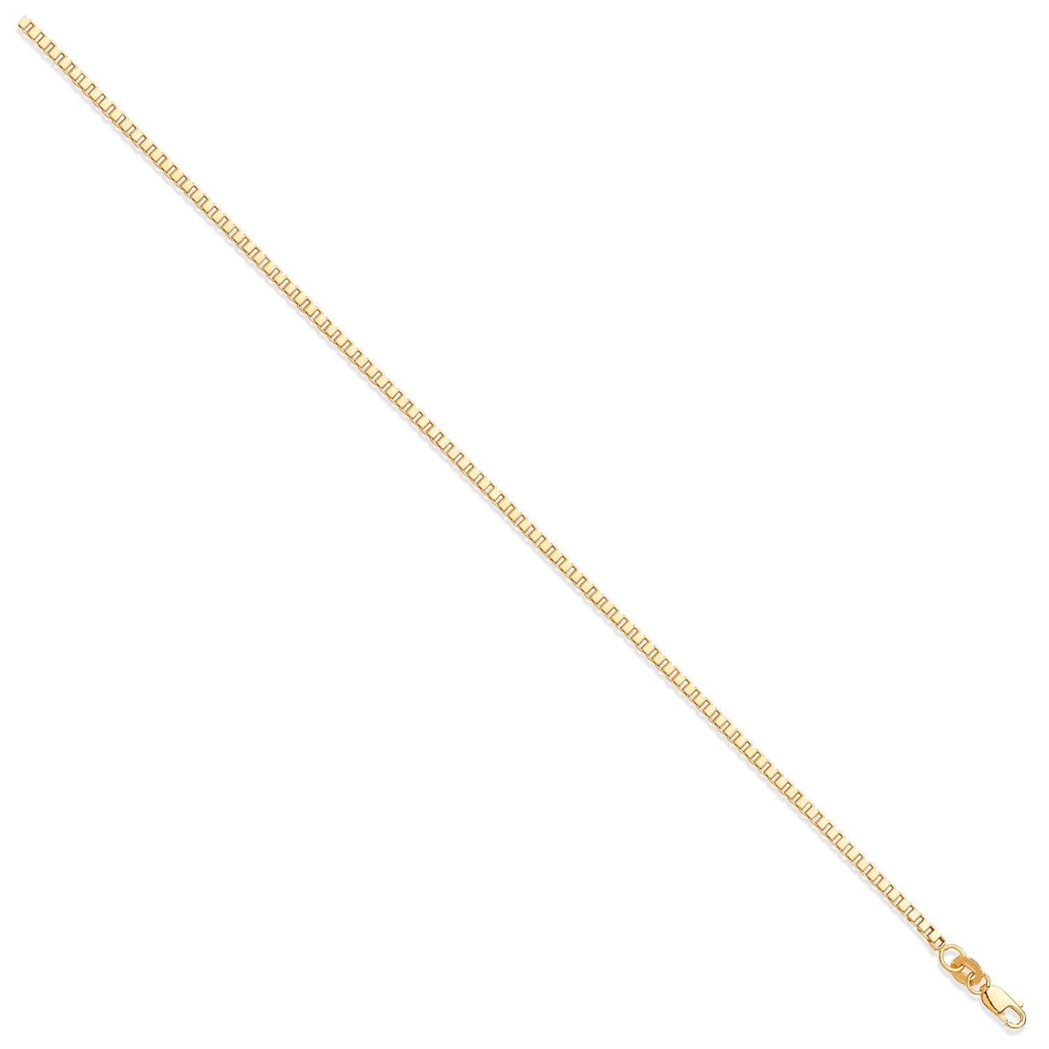 9ct Yellow Gold 20 Inch Hollow Box Chain