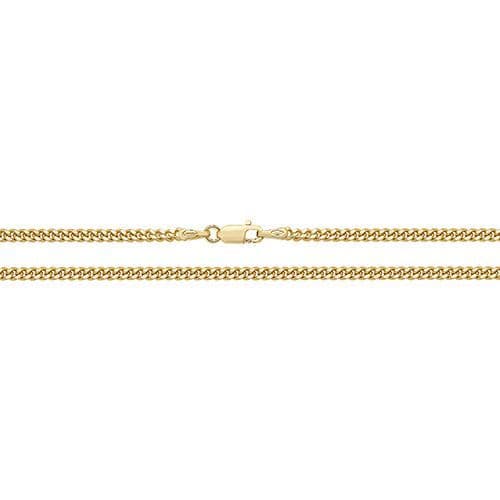 Gold curb chain 22 inch Clearance