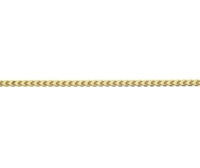 9ct Yellow Gold 7.5 Inch 2mm Franco Bracelet