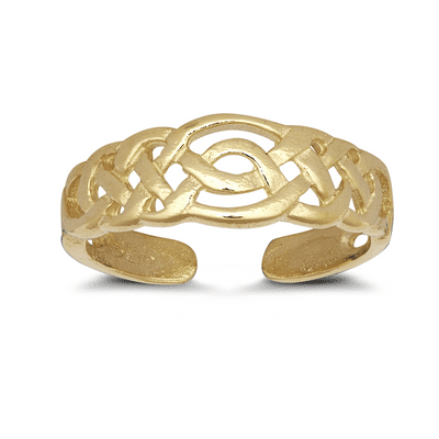 9ct Yellow Gold Celtic Toe Ring