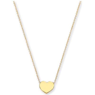 9ct Yellow Gold Heart Pendant