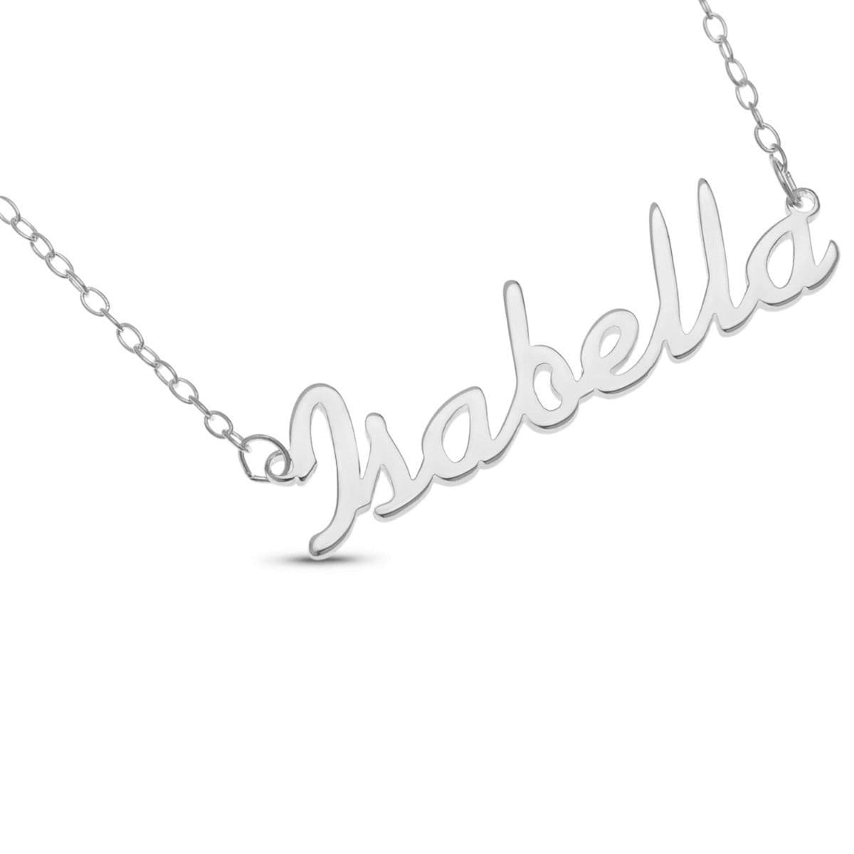 Personalised Sterling Silver Name Necklace