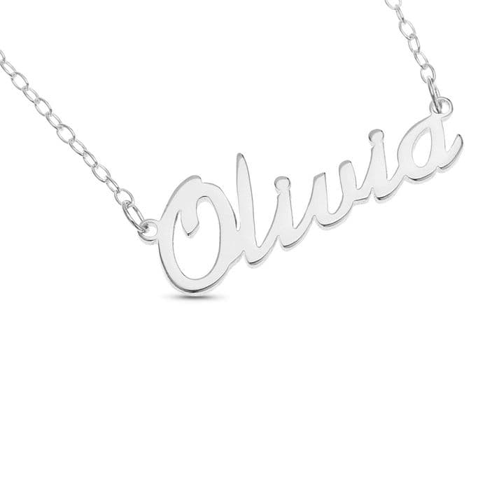 Personalised Sterling Silver Name Necklace