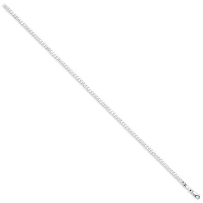 Sterling Silver 20 Inch 3mm Flat Curb Chain