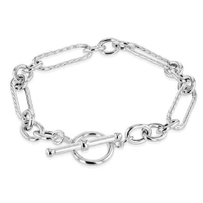 Fernshaw 18ct Gold Vermeil T-Bar Belcher Link Necklace