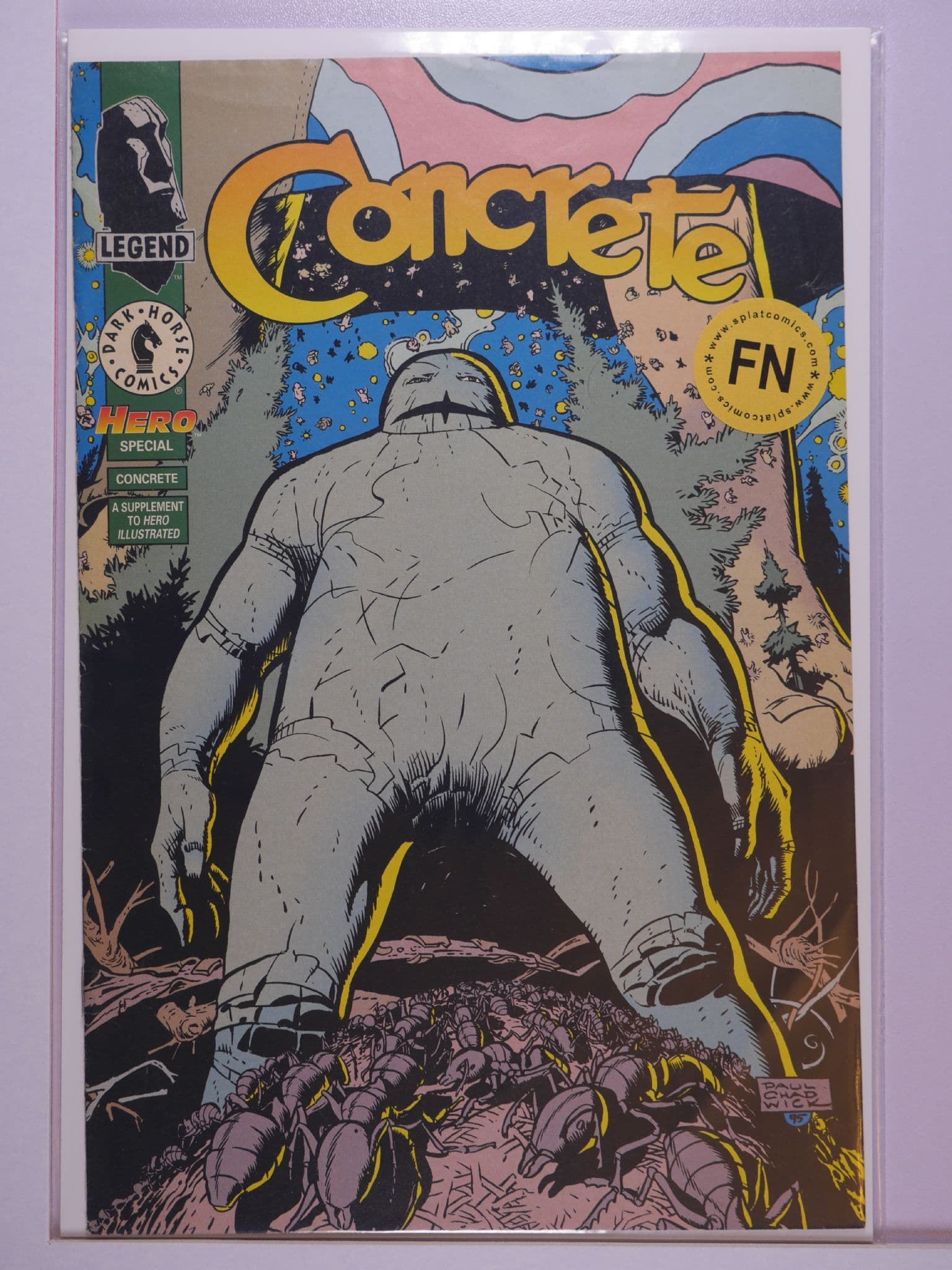 CONCRETE HERO ILLUSTRATED SUPPLEMENT 1985 Volume 1 0001 FN