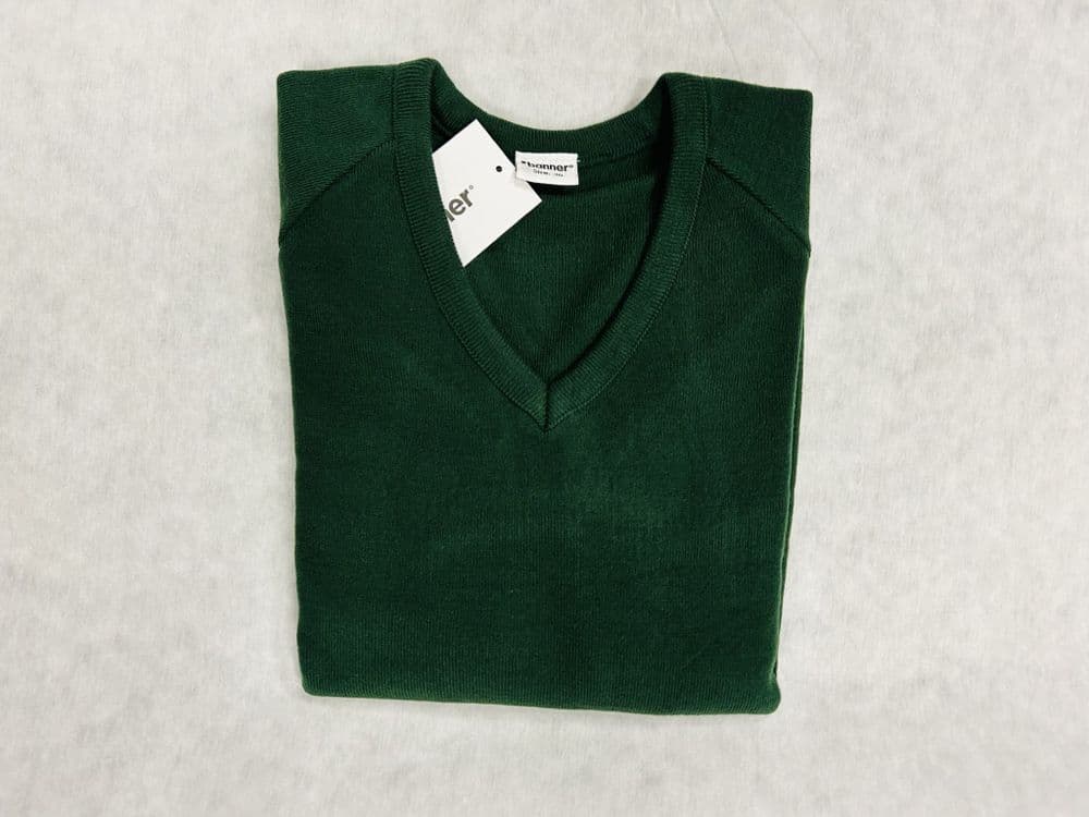 Round Neck Short Sleeve Jumper - Green